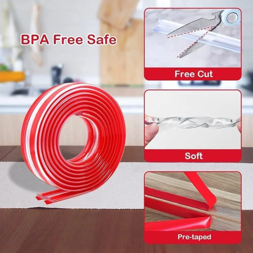Baby Proofing Corner Guard & Table Edge Protector – Clear PVC Corner Edge Guard P3