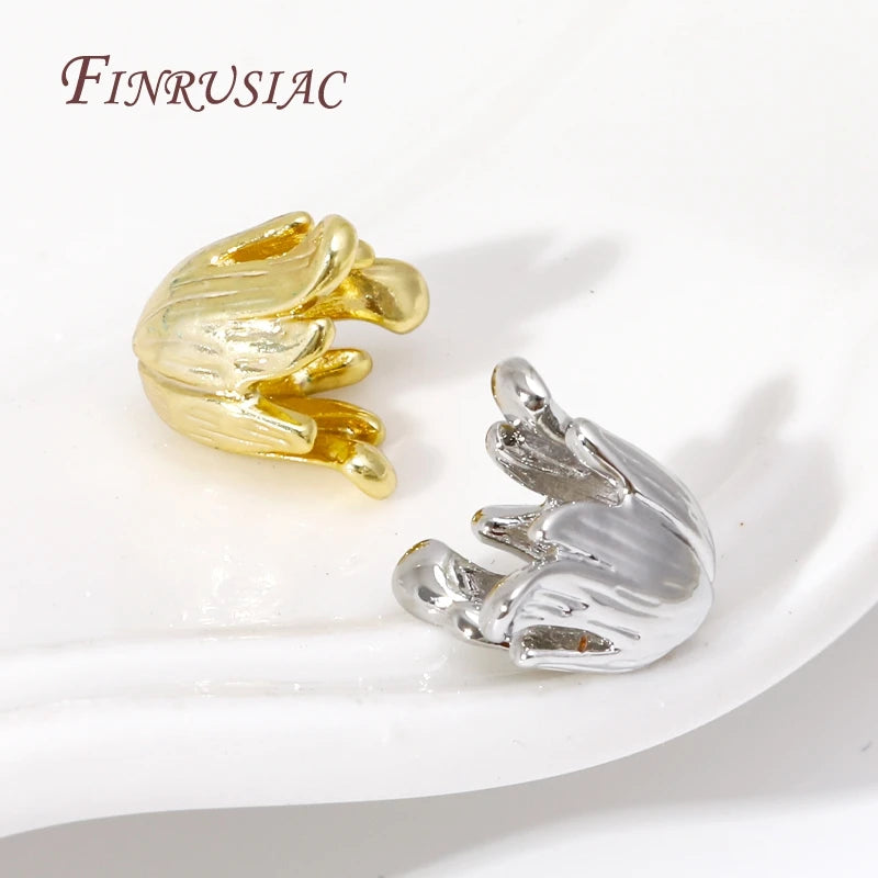 18K Gold Plated Brass Flower Bead Caps – DIY Jewelry Making Jewelry Making Findings P3