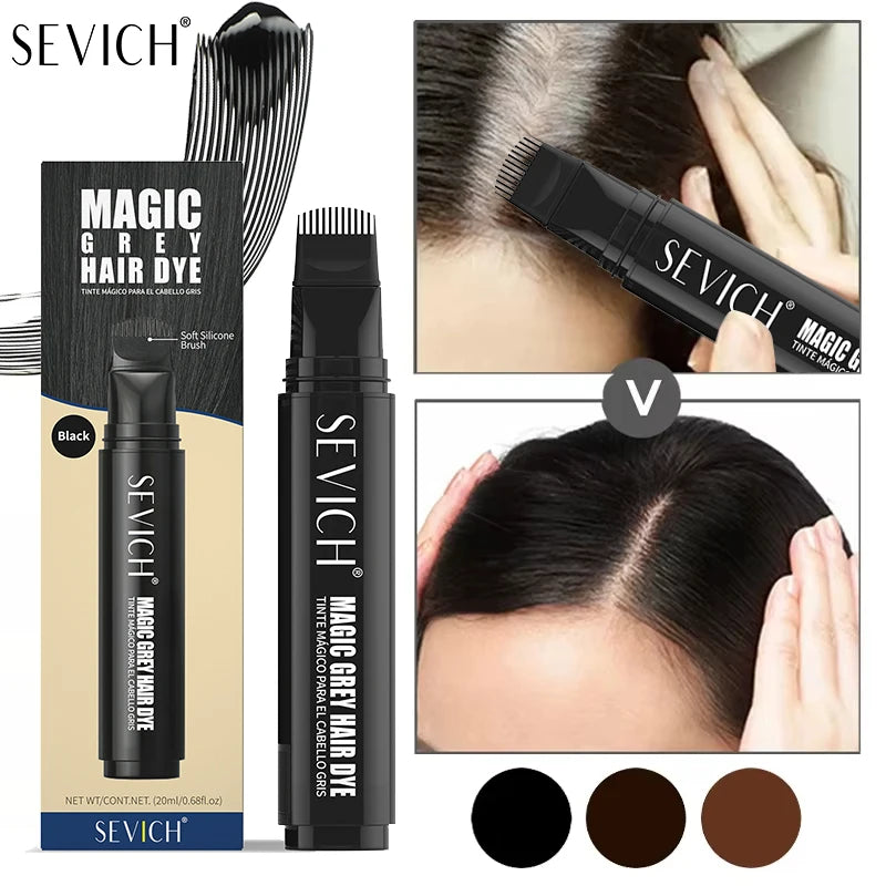Sevich Hair Color Stick – 4 Shades Temporary Root Touch-Up Pen Hair Color Stick P3