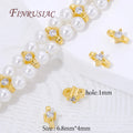 18K Gold Plated 2-Hole Spacer Beads | DIY Jewelry Making Jewelry Making Findings P3 18K Gold Plated 10 pieces