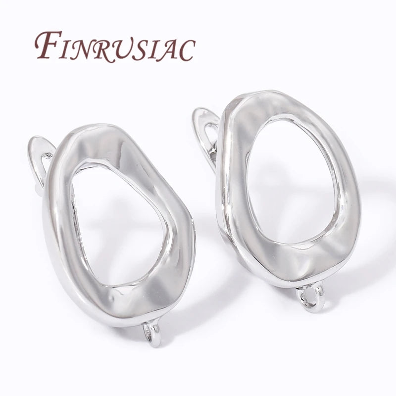 18K Gold Plated Baroque Earring Hooks for DIY Jewelry Making Earring Hook Findings P3