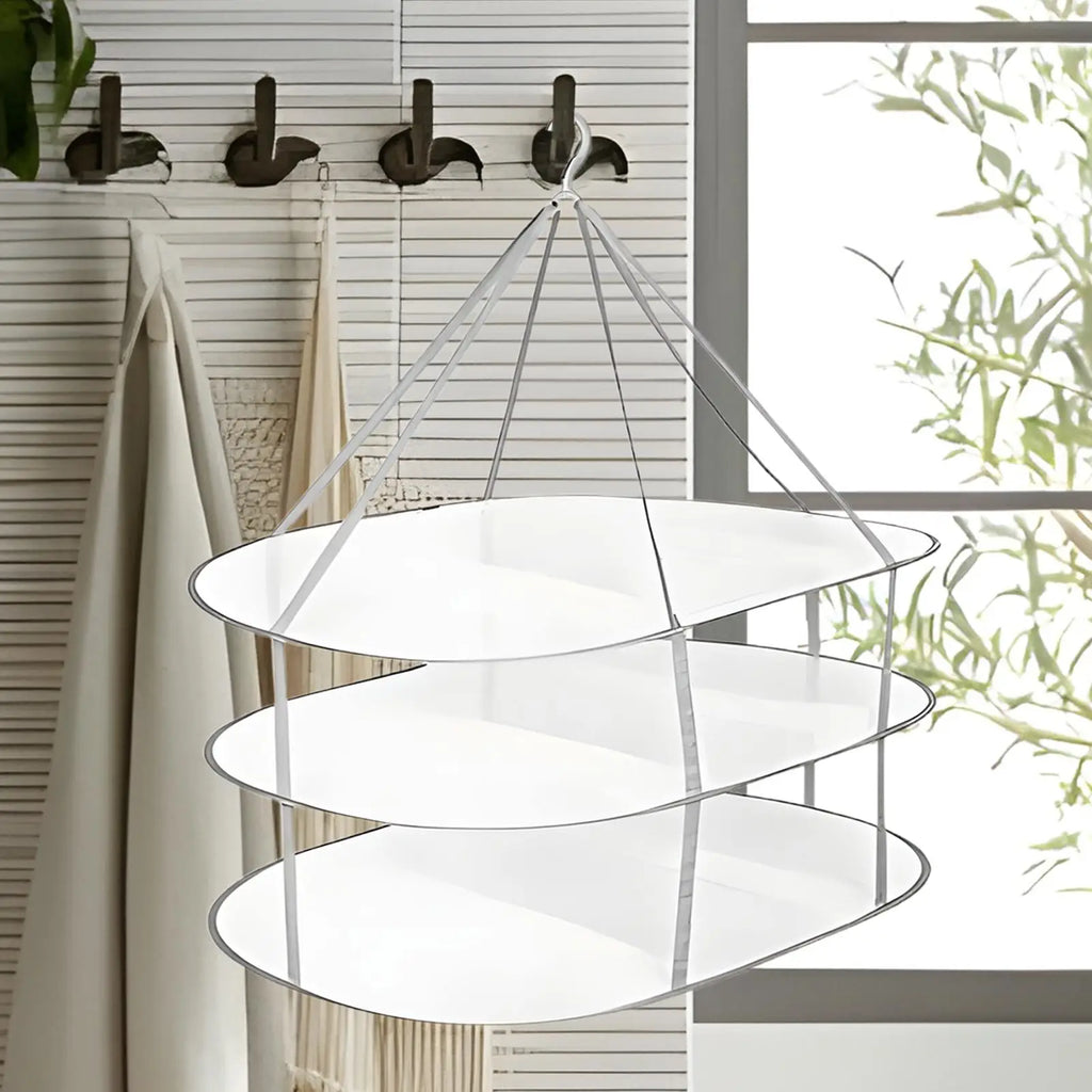 Foldable Mesh Clothes Drying Rack – 2 or 3 Layer Flat Hanger Clothes Drying Rack P3