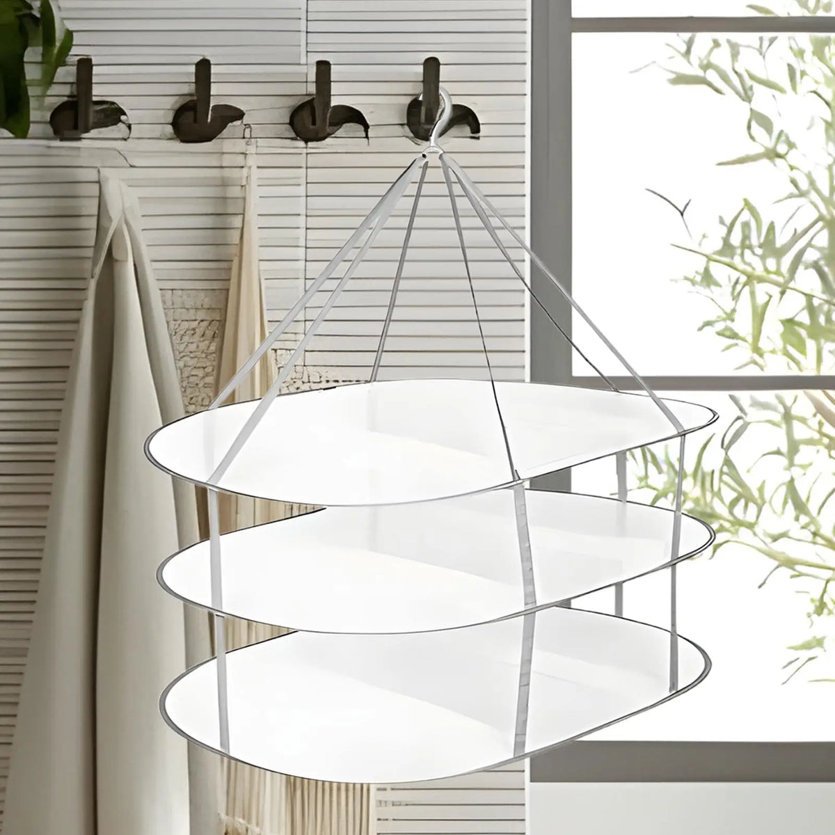 Foldable Mesh Clothes Drying Rack – 2 or 3 Layer Flat Hanger Clothes Drying Rack P3