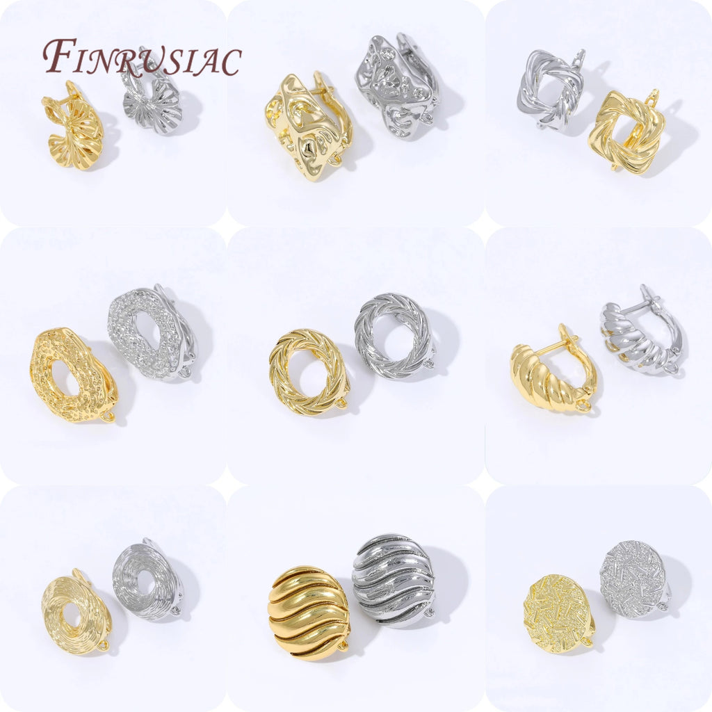 18K Gold Plated Leverback Earring Hooks – DIY Jewelry Findings Earring Hooks Findings P3