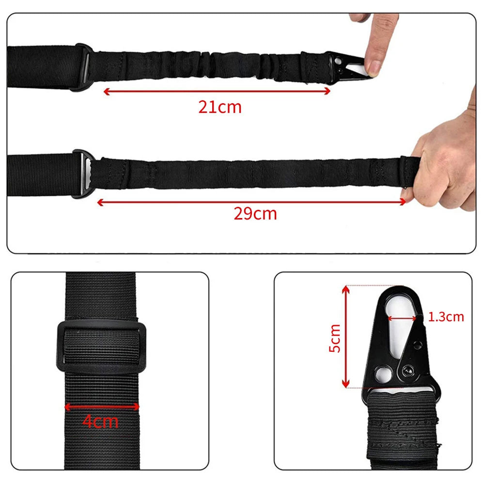 3-Point Tactical Gun Sling – Adjustable Airsoft Rifle Strap Tactical Gun Sling P3