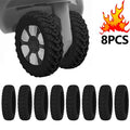 Silicone Luggage Wheel Covers – Quiet Caster Protectors 8-Pack Luggage Wheel Covers P3 Back-8Pcs