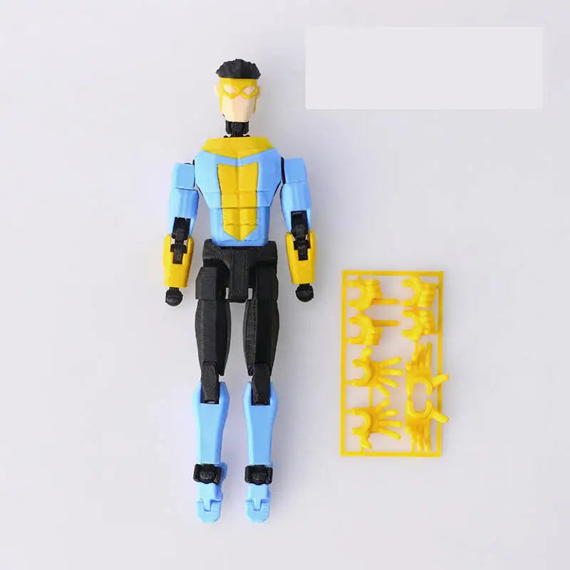 3D Printed Articulated Invincible Mark Figure | Collectible Toy Collectible Action Figure P3