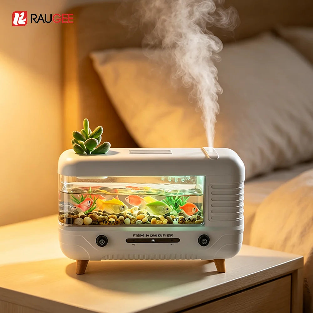 Fish Tank Aroma Diffuser & Humidifier | RGB Ambient Light Aromatherapy Diffuser P3