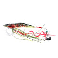 B&U 3D Metal Jig Shrimp Lure – Saltwater Shore Casting Spin Bait Metal Jig Lure P3 black red 1pc-43.8g-13cm