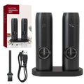 CLITON Electric Salt & Pepper Grinder Set – Adjustable Coarseness Electric Spice Grinder P3 KYMQ-15C
