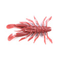 B&U Soft Plastic Craw Bug Lures – Bass Freshwater Swimbaits Soft Plastic Fishing Lure P3 devil purple 6pcs-6.5cm-3.4g