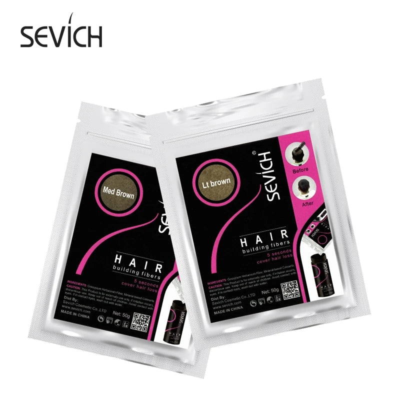 SEVICH 50g Keratin Hair Building Fibers – Instant Thickening Hair Building Fibers P3