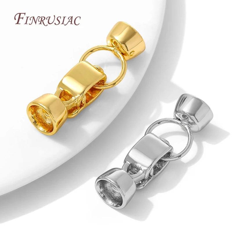 18K Gold Plated Brass Pearl Clasps – DIY Jewelry Findings Jewelry Clasp Findings P3