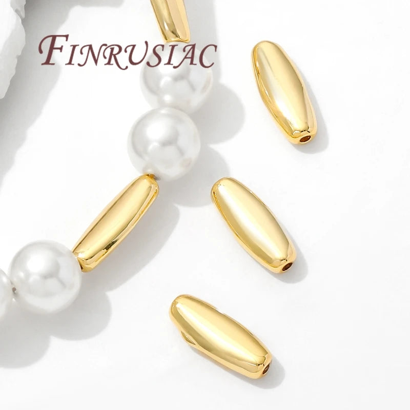 18K Gold Plated Spacer Beads – DIY Bracelet & Necklace Findings Jewelry Spacer Beads P3
