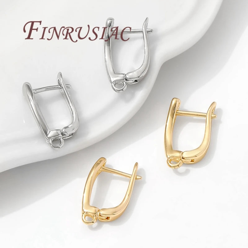 18K Gold Plated Earring Hooks & Clasps | DIY Jewelry Findings Earring Hooks Findings P3