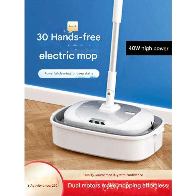 DUTRIEUX Electric Rotating Spray Mop – Self-Wringing Floor Cleaner Electric Spray Mop P3