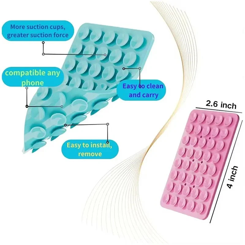 Double-Sided Silicone Suction Cup Phone Holder | Hands-Free Mount Phone Suction Mount P3
