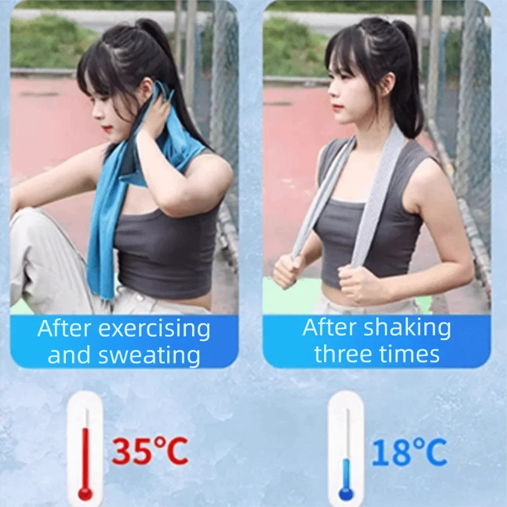 Cooling Towel UPF 50 Microfiber Quick-Dry – Yoga Gym Travel Cooling Sport Towel P3