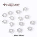 18K Gold Plated Spacer Beads 3mm–8mm | DIY Jewelry Making Jewelry Spacer Beads P3 Sliver Plated 8mm-20pcs