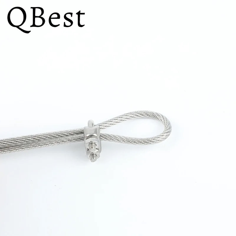 304 Stainless Steel U-Type Wire Rope Clips M2–M20 Rigging Clamps Wire Rope Clamp P3