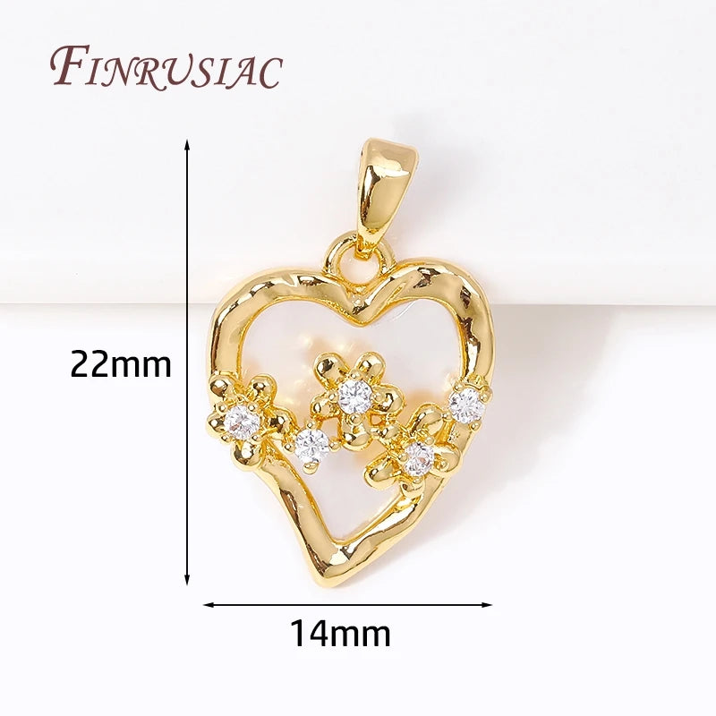 18K Gold Plated Abalone Dragonfly Charm Pendant | DIY Jewelry Jewelry Charm Pendant P3