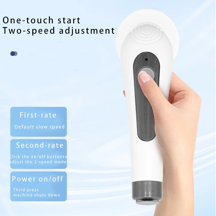 Cordless Electric Spin Scrubber IPX8 Wireless Cleaning Brush Electric Spin Scrubber P3