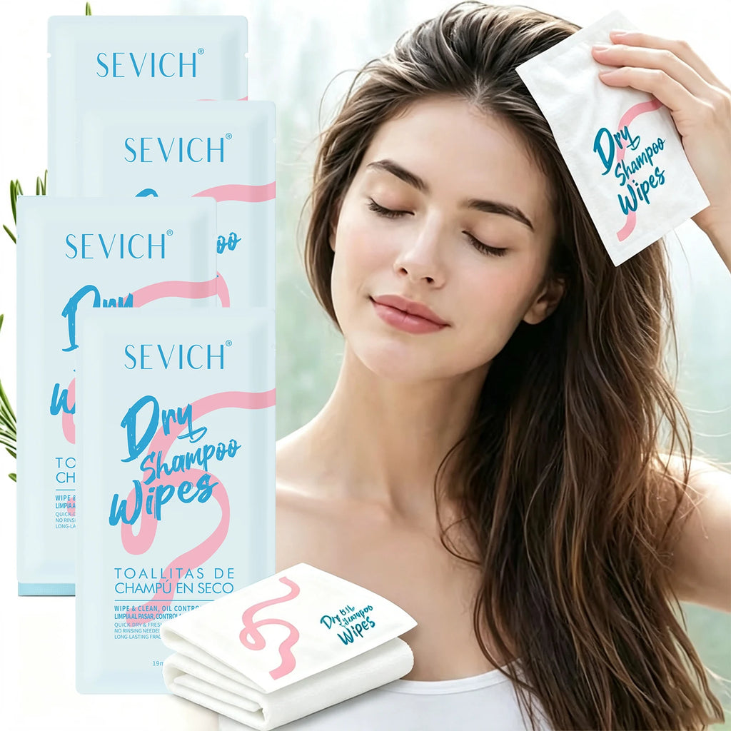 Sevich No-Rinse Dry Shampoo Wipes – Oil Control & Volume Dry Shampoo Wipes P3