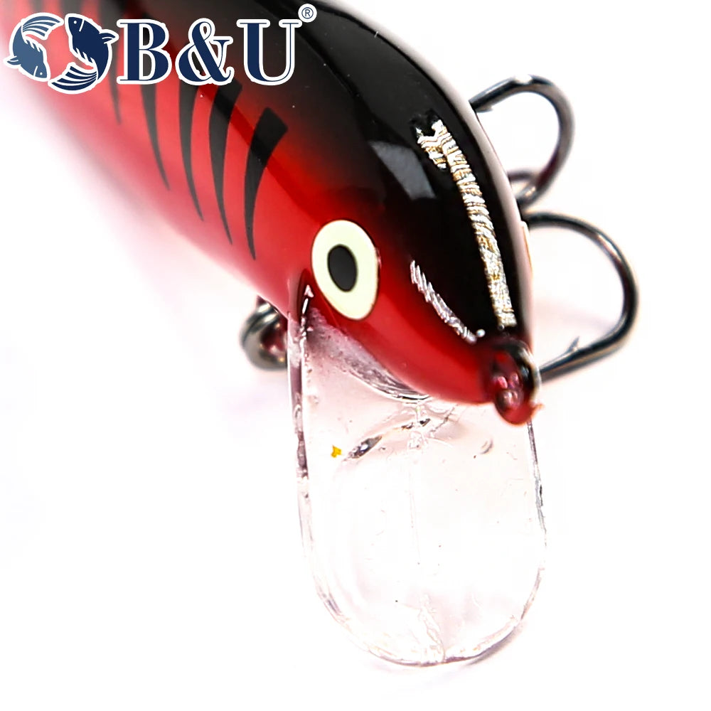 B&U 46mm 5g Sinking Minnow Jerkbait – Trout Bass Hard Lure Sinking Minnow Lure P3