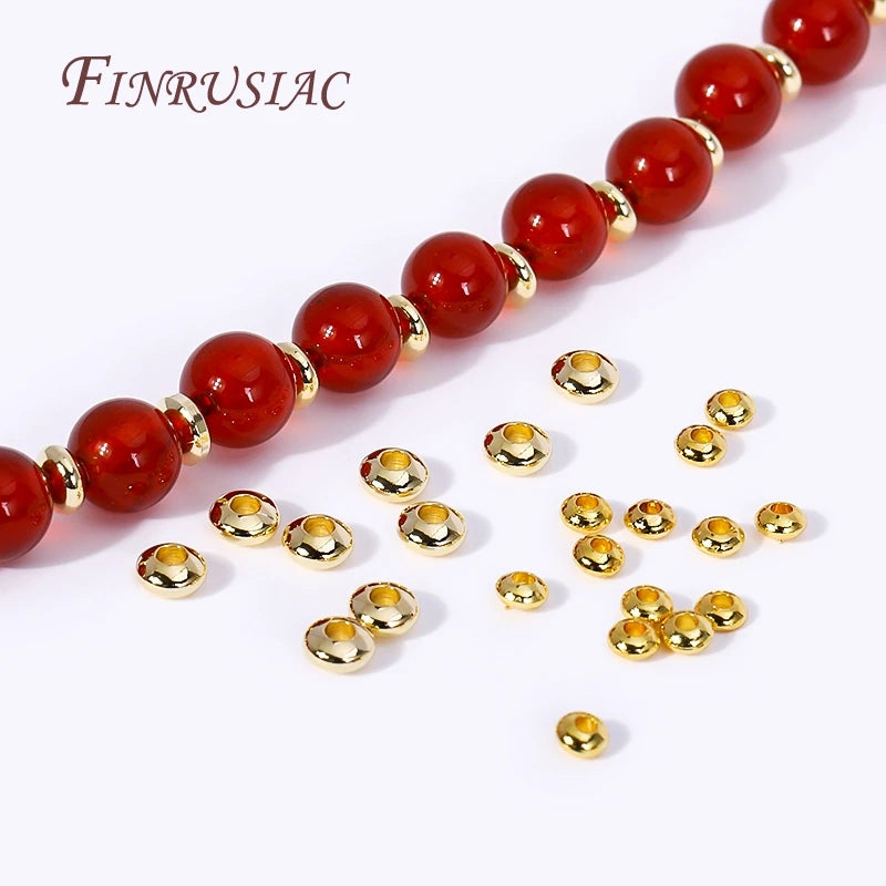 18K Gold Plated Abacus Spacer Beads | DIY Jewelry Making Jewelry Spacer Beads P3