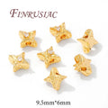 18K Gold Plated Star Spacer Beads 9.5mm – DIY Jewelry Making Jewelry Spacer Beads P3 18K Gold Plated 5 pcs