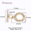 18K Gold Plated Brass OT Toggle Clasp – DIY Jewelry Making Jewelry Toggle Clasp P3 18K Real gold plated 6 Pieces