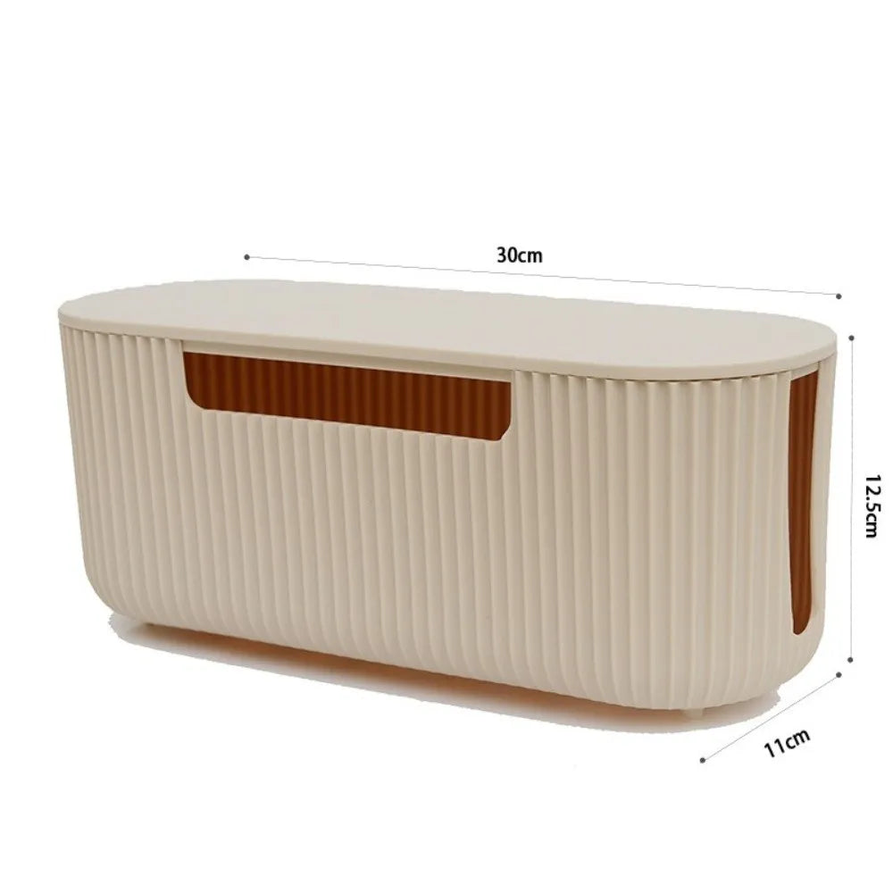 Desktop Cable Storage Box with Lid – Dustproof Wire Organizer Cable Storage Box P3