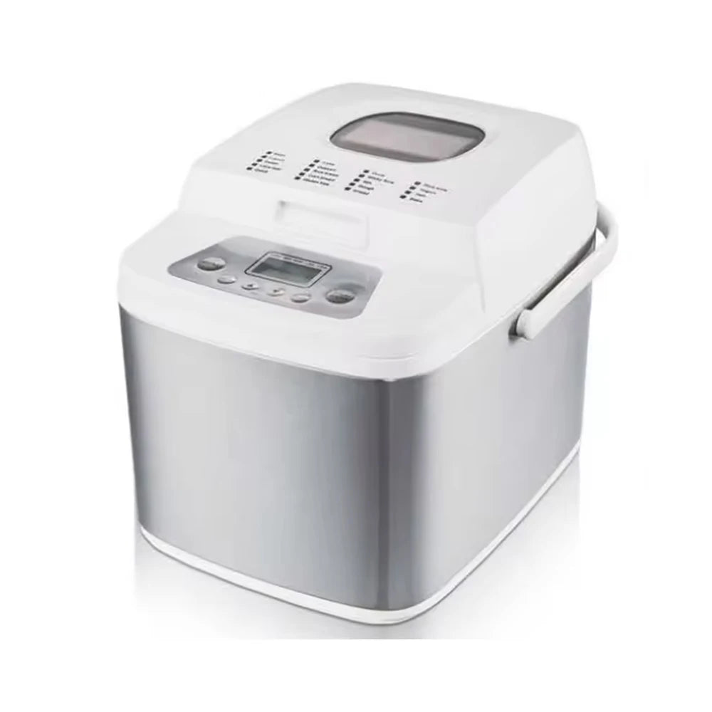 Digital Stainless Steel Bread Maker | 19 Programs, LED Display Bread Maker P3 100V-240V EU Plug
