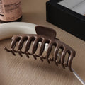 Soft Silicone Hair Claw Clip – Waterproof Crab Barrette Hair Claw Clip P3 Brown