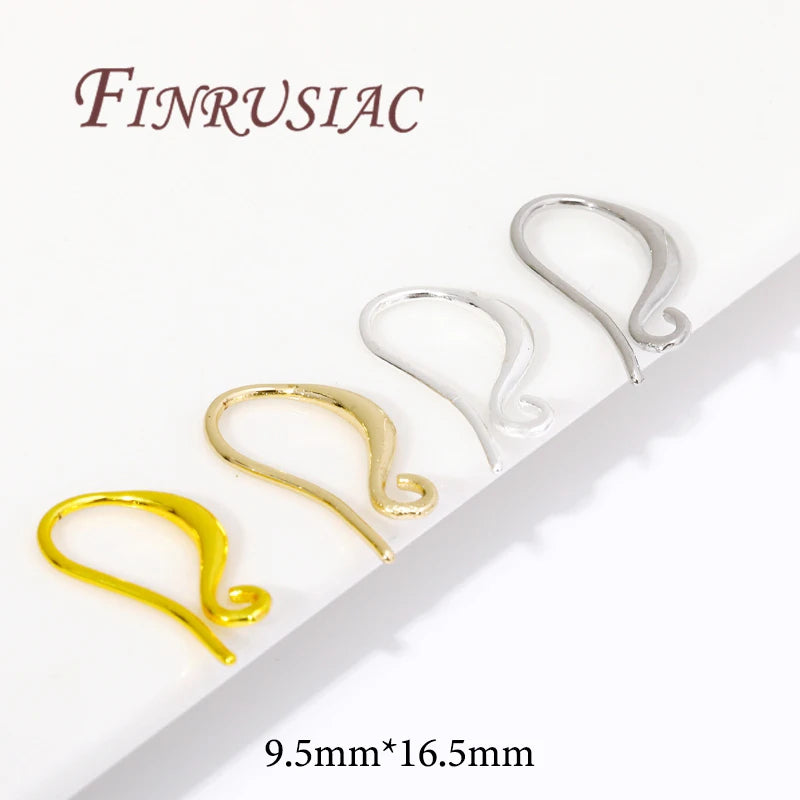 Gold Plated Hypoallergenic Earring Hooks 10pcs – DIY Jewelry Earring Hooks Findings P3