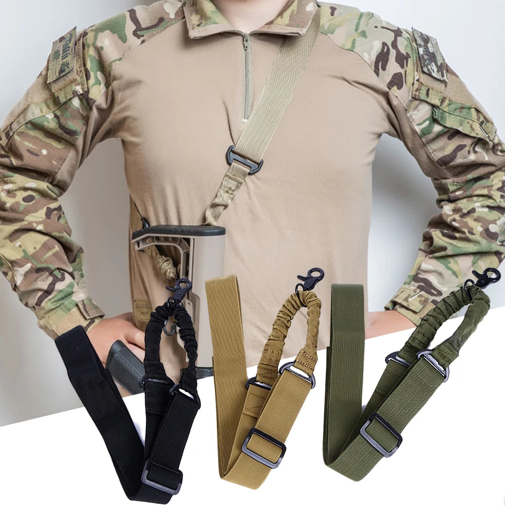 3-Point Tactical Gun Sling – Adjustable Airsoft Rifle Strap Tactical Gun Sling P3