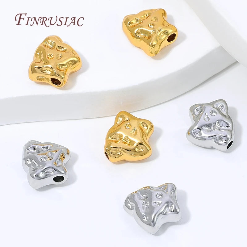 18K Gold Plated Irregular Spacer Beads | DIY Jewelry Making Jewelry Making Beads P3
