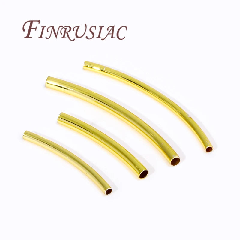 18K Gold Plated Tube Spacer Beads – DIY Jewelry Connectors Jewelry Spacer Beads P3