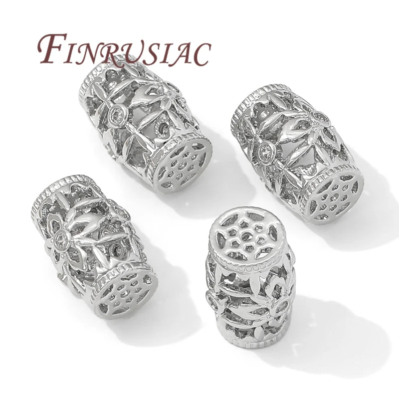 18K Gold Plated Brass Oval Spacer Beads – DIY Jewelry Making Jewelry Spacer Beads P3