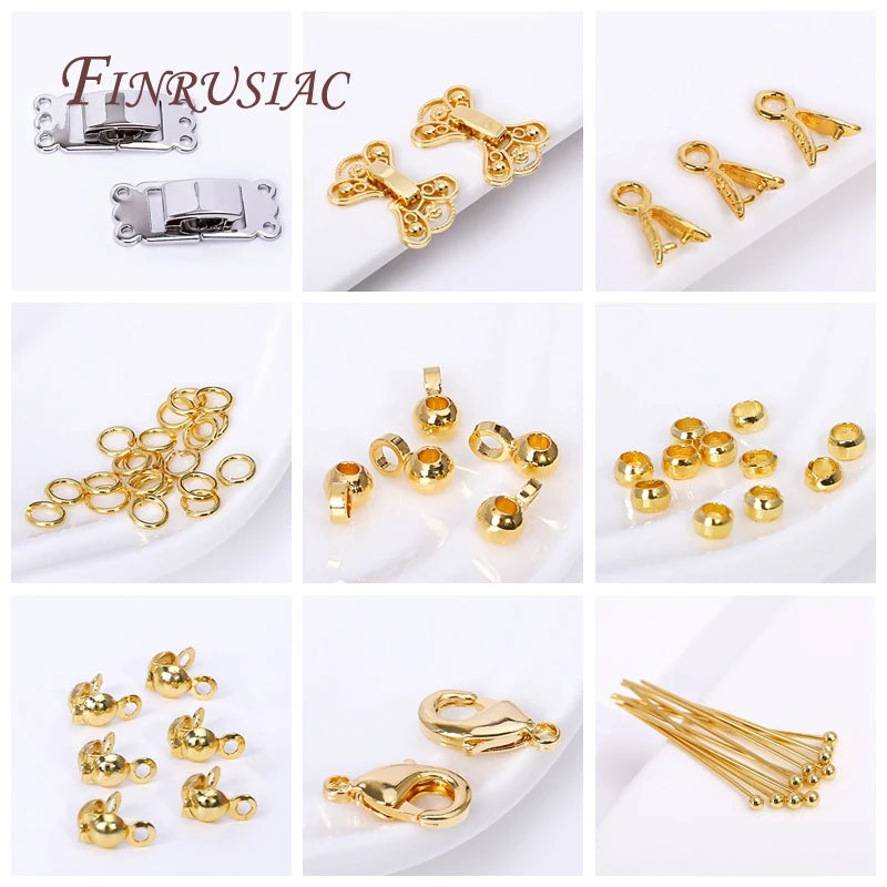 18K Gold Plated 2.5mm Pendant Bail Beads | DIY Jewelry Findings Jewelry Findings P3