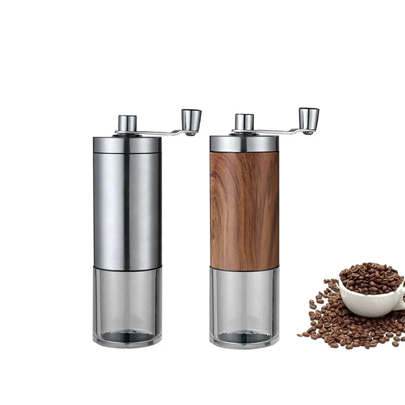 DUTRIEUX Manual Coffee Bean Grinder – Portable Wood & Steel Manual Coffee Grinder P3 wooden