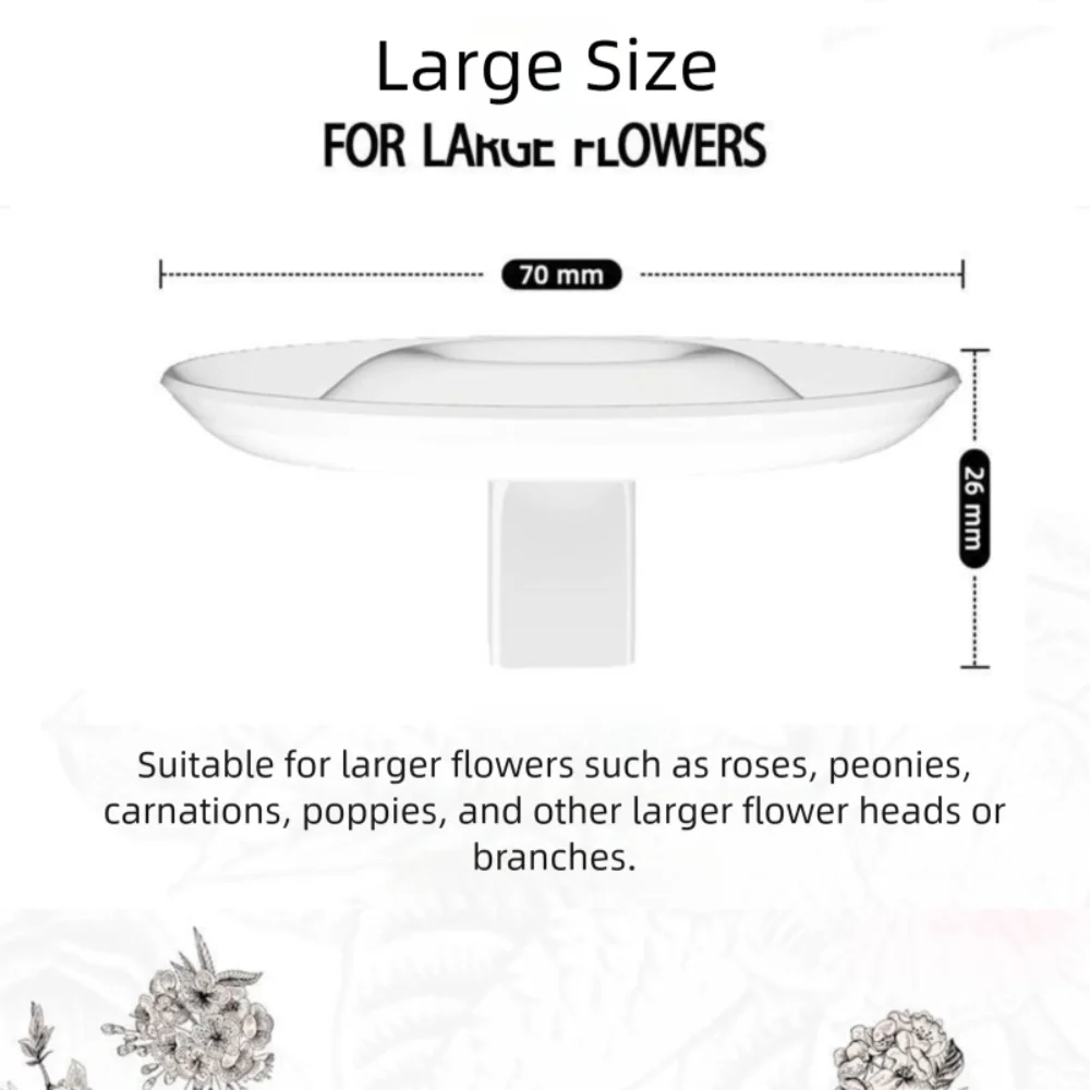 Floating Flower Arrangement Holder – Clear Floral Display Floral Display Holder P3 1PC L