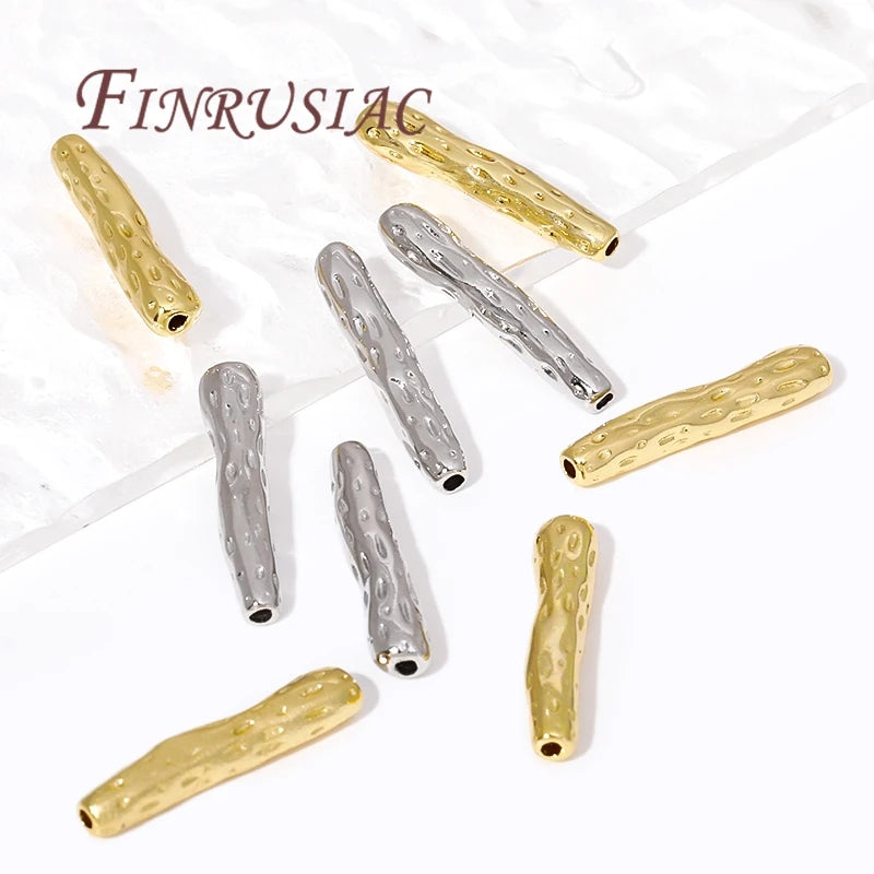 18K Gold Plated Irregular Brass Beads – DIY Jewelry Making Jewelry Making Beads P3