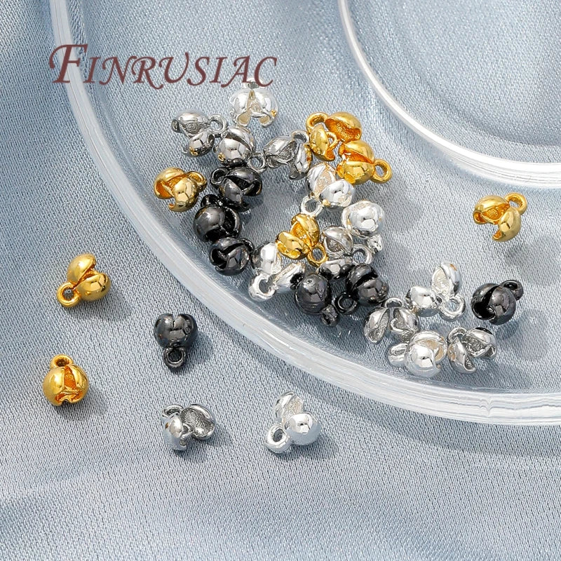 18K Gold Plated Crimp Beads & Covers 4mm – DIY Jewelry Findings Jewelry Findings P3