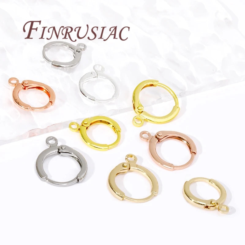 Gold Plated Hypoallergenic Earring Hooks 10pcs – DIY Jewelry Earring Hooks Findings P3
