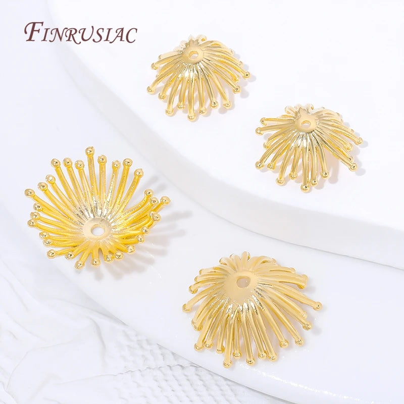 18K Gold Plated Flower Bead Caps – DIY Jewelry Making Findings Jewelry Making Findings P3