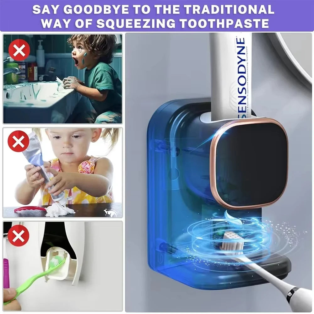 Smart Auto Sensor Toothpaste Dispenser | 3 Mode Wall Mount Toothpaste Dispenser P3