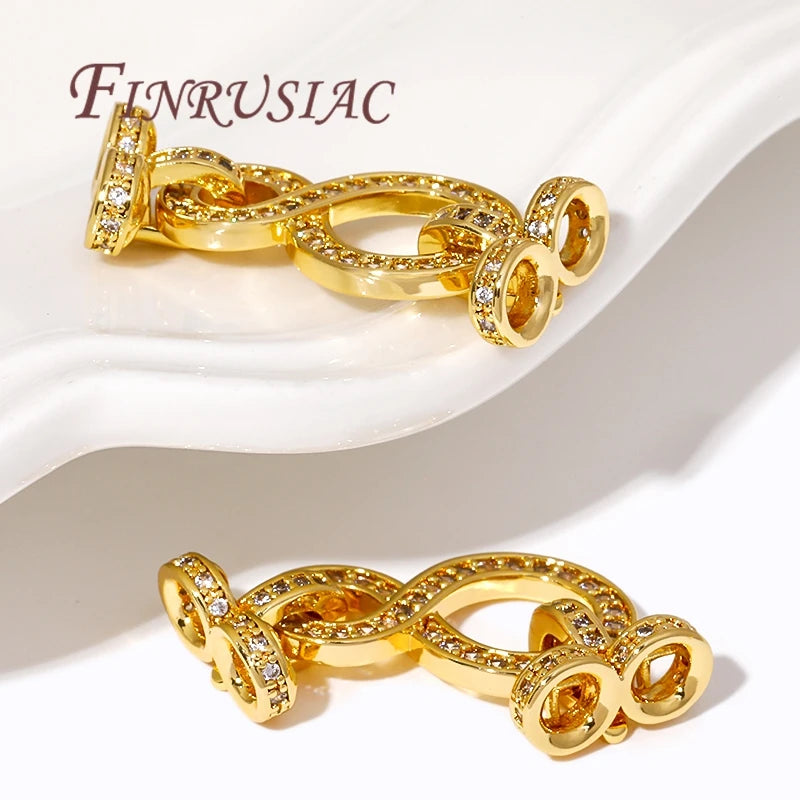 18K Gold Plated Connector Clasp for Bracelets & Jewelry DIY Jewelry Connector Clasp P3