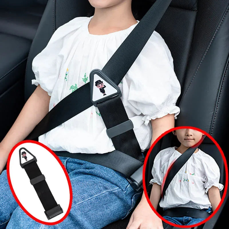 Child Car Seat Belt Adjuster – Triangular Shoulder Safety Guard Seat Belt Adjuster P3