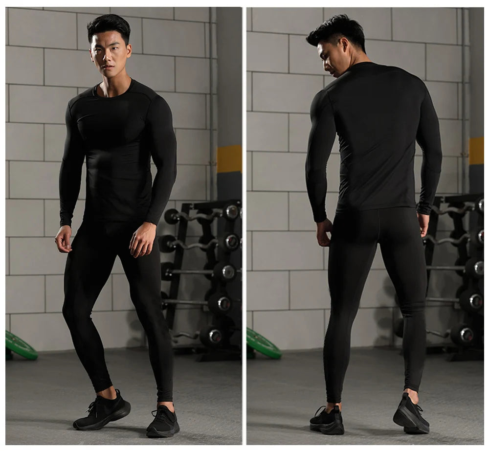 Men's Thermal Compression Underwear Set | Winter Long Johns Thermal Compression Set P3